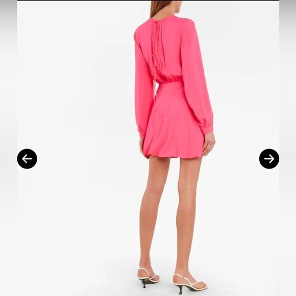 NWT 1497.00  Stella McCartney Amanda gathered minidress Large 44 - Picture 2 of 13